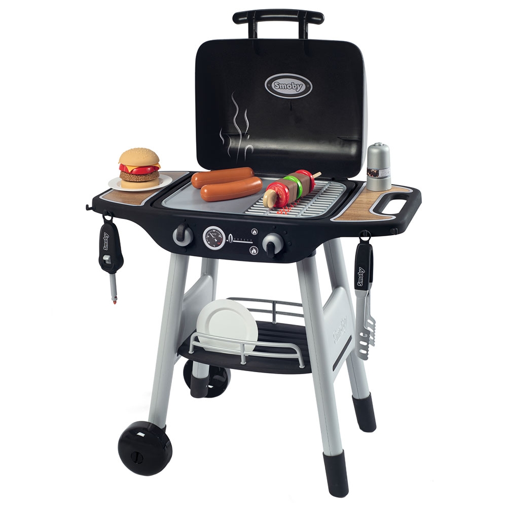 Bucatarii - Jucarie Smoby Gratar BBQ cu 18 accesorii