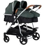 Carucior gemeni Chipolino Duo Smart 2 in 1 basil