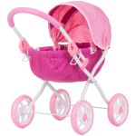 Carucior pentru papusi Chipolino Daisy pink linen