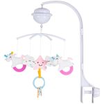 Carusel muzical pentru patut cu proiector Chipolino Unicorn