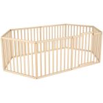 Barier de securitate pentru copii din lemn Hubners Eva natur