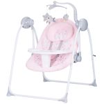 Leagan electric si balansoar Chipolino Nux blush