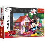 Puzzle Trefl Disney Mickey Mouse, Mickey si Minnie in gradina 60 piese