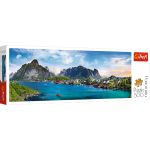 Puzzle Trefl Panorama, Arhipelagul Lofoten Norvegia 500 piese