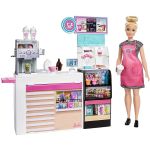 Set Barbie by Mattel Cooking and Baking Cafenea cu papusa si accesorii