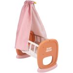 Leagan pentru papusa Smoby Baby Nurse Cradle cu baldachin