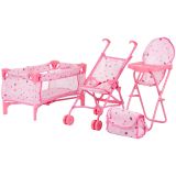 Set jucarii pentru papusi Chipolino Trixy 3 in 1 stars