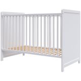 Patut copii din lemn Hubners Paula 120x60 alb