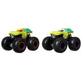 Set Hot Wheels by Mattel Monster Trucks Michelangelo vs Donatello