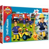 Puzzle Trefl Maxi Fireman Sam, Curajosul pompier Sam 24 piese