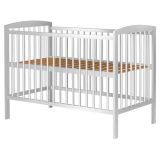 Patut copii din lemn Hubners Anzel 120x60 cm alb