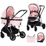 Carucior Chipolino Aura 3 in 1 pink marshmallow