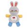 Jucarie de plus iepuras pentru bebelusi Chipolino cu lumini si melodii grey