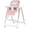 Scaun de masa Chipolino Milk Shake 2 in 1 flamingo