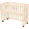 Patut copii din lemn co-sleeper Hubners Eva 94x46 cm natur