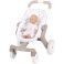 Carucior sport pentru papusi Smoby Baby Nurse Poussette Pop crem