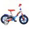 Bicicleta copii Dino Bikes 10" 108 Sport alb si albastru