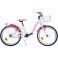 Bicicleta copii Dino Bikes 20" City Smarty alb