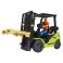 Stivuitor Dickie Toys Clark S25 Forklift cu figurina si accesorii
