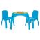 Set Masuta cu 2 scaune pentru copii Pilsan King Table blue