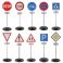 Set Pilsan Jucarie indicatoare rutiere Traffic Signs