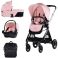 Carucior Chipolino Elite 3 in 1 pink marshmallow