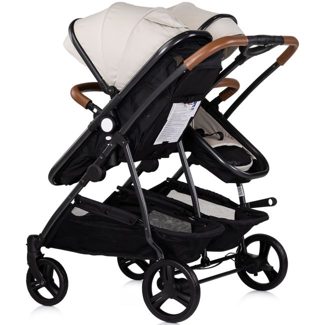 Carucior gemeni Chipolino Duo Smart 2 in 1 biscotta