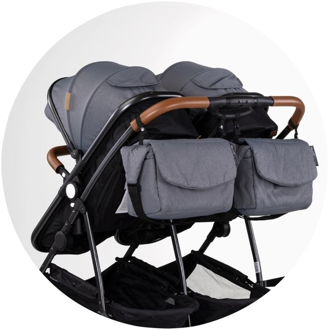 Carucior gemeni Chipolino Duo Smart 2 in 1 cloud