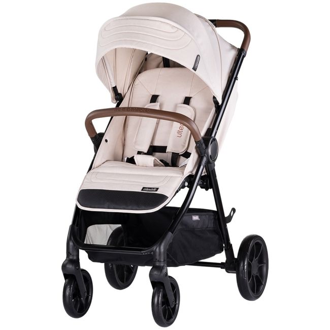 Carucior sport Chipolino Ultera cu husa picioare biscotta