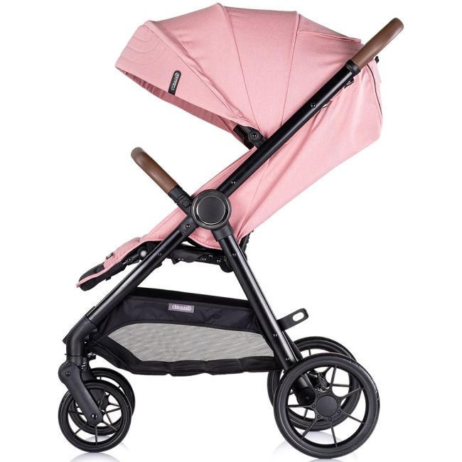 Carucior sport Chipolino Ultera cu husa picioare pink marshmallow