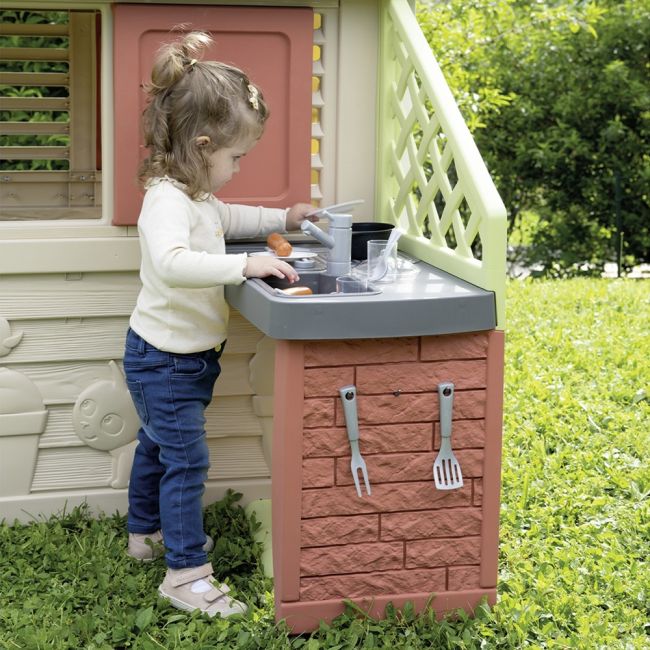Casuta pentru copii Smoby Life Nature cu bucatarie