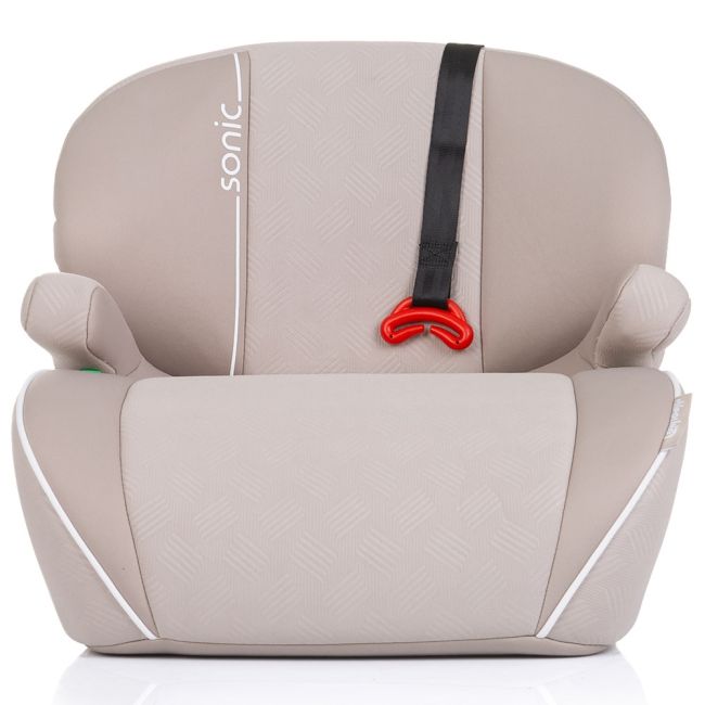 Inaltator auto Chipolino Sonic I-Size 125-150 cm cu sistem Isofix tiramisu, testat ADAC