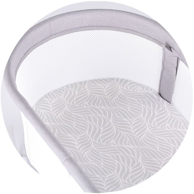 Patut cu leganare si cantar integrat Chipolino Sogno 2 in 1 grey