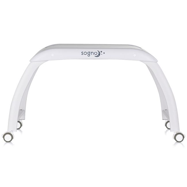 Patut cu leganare si cantar integrat Chipolino Sogno 2 in 1 macadamia