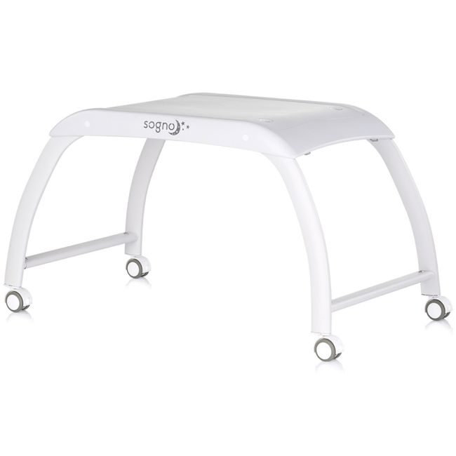 Patut cu leganare si cantar integrat Chipolino Sogno 2 in 1 pink