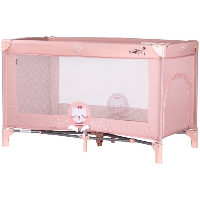 Patut pliabil Chipolino Capri Cat pink