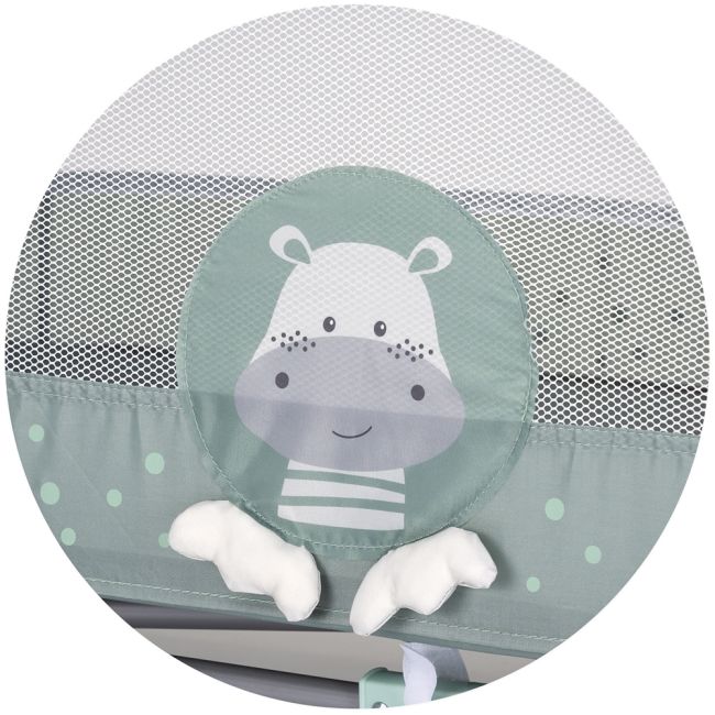 Patut pliabil Chipolino Capri Hippo green