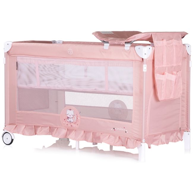 Patut pliabil Chipolino Palace Cat pink