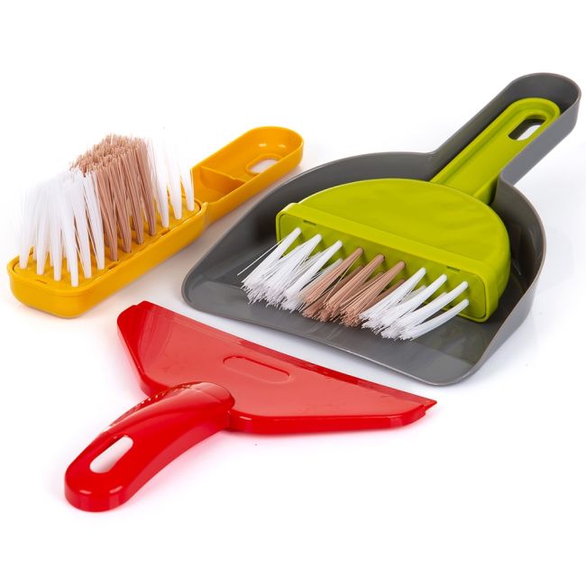 Set jucarie Chipolino Cleaning Trolley cu 16 accesorii