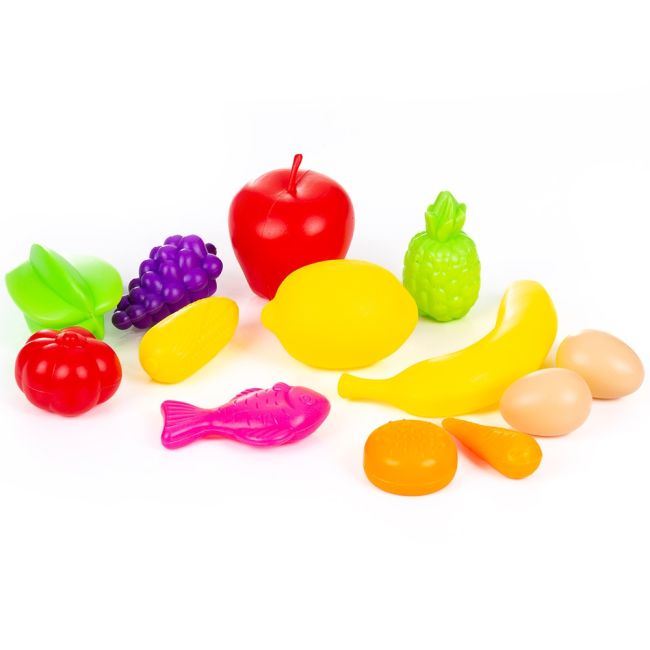 Set jucarie Chipolino Supermarket 87 cm cu lumini, sunete si 81 accesorii