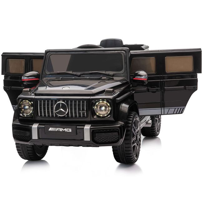 Masinuta electrica Chipolino SUV Mercedes G63 AMG cu scaun din piele si roti EVA black
