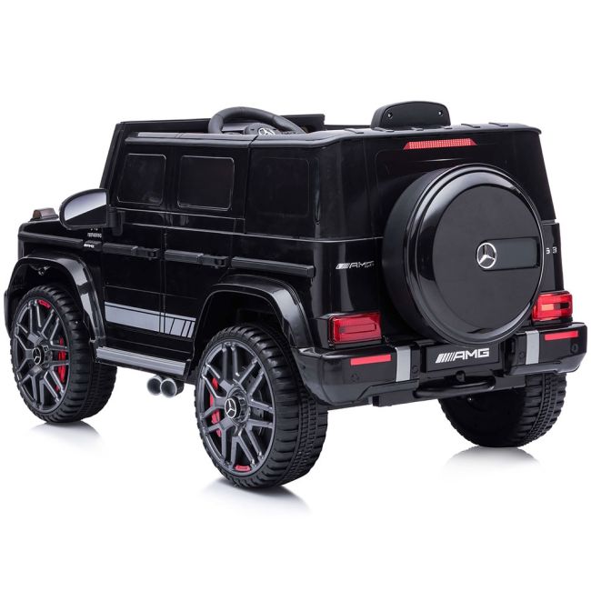 Masinuta electrica Chipolino SUV Mercedes G63 AMG cu scaun din piele si roti EVA black