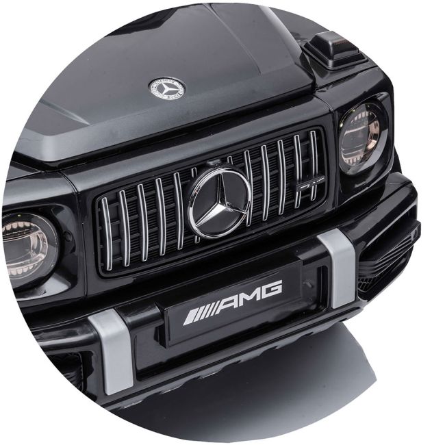 Masinuta electrica Chipolino SUV Mercedes G63 AMG cu scaun din piele si roti EVA black
