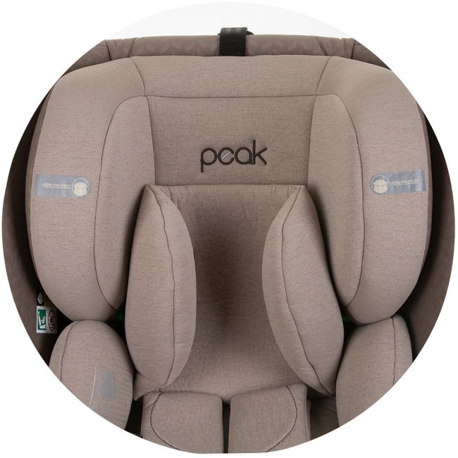 Scaun auto Chipolino Peak I-Size 40-150 cm macadamia cu sistem Isofix