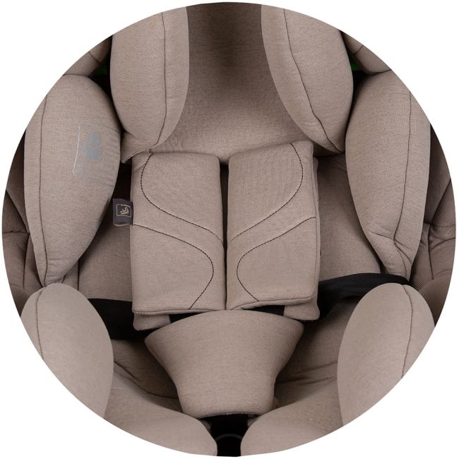 Scaun auto Chipolino Peak I-Size 40-150 cm macadamia cu sistem Isofix