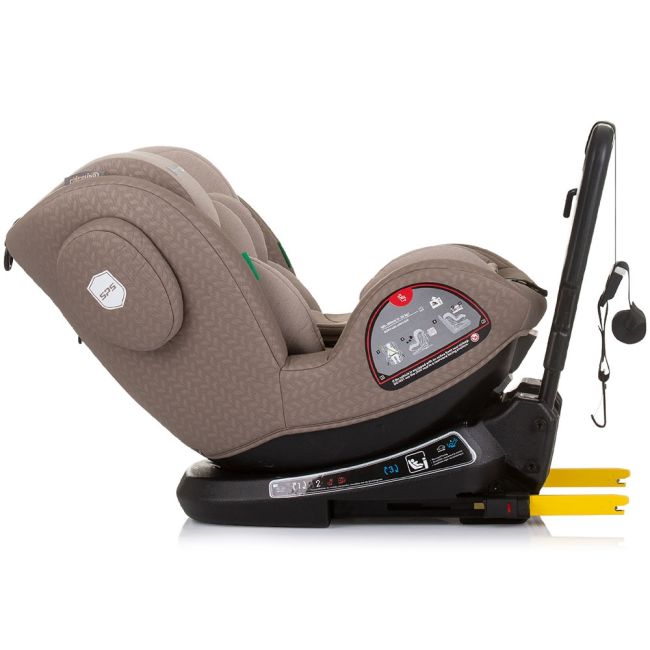 Scaun auto Chipolino Peak I-Size 40-150 cm macadamia cu sistem Isofix