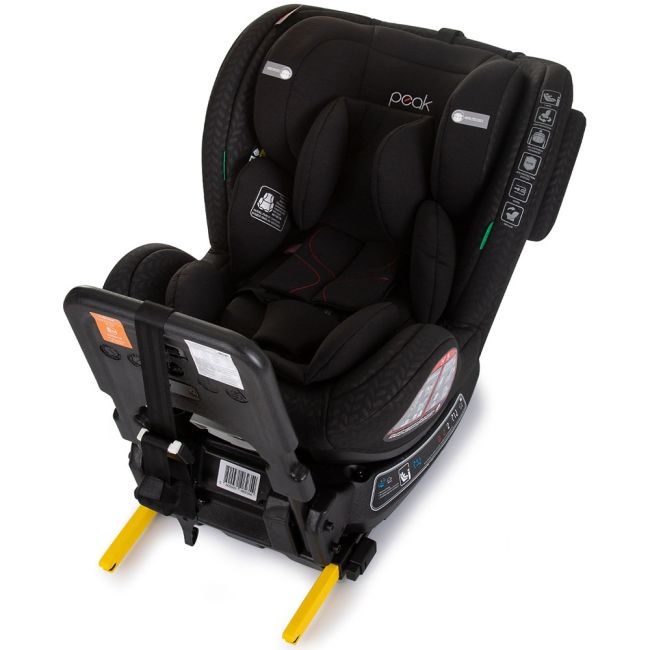 Scaun auto Chipolino Peak I-Size 40-150 cm obsidian cu sistem Isofix