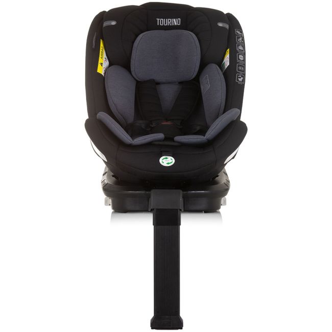 Scaun auto Chipolino Tourino I-Size 40-150 cm obsidian cu sistem Isofix