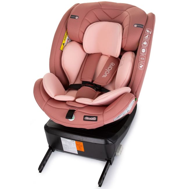 Scaun auto Chipolino Volare I-Size 40-150 cm flamingo cu sistem Isofix
