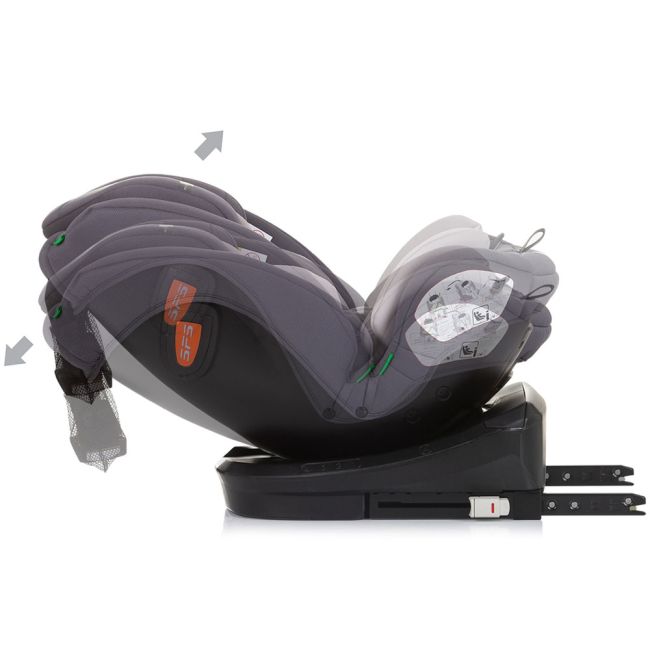 Scaun auto Chipolino Volare I-Size 40-150 cm granite cu sistem Isofix